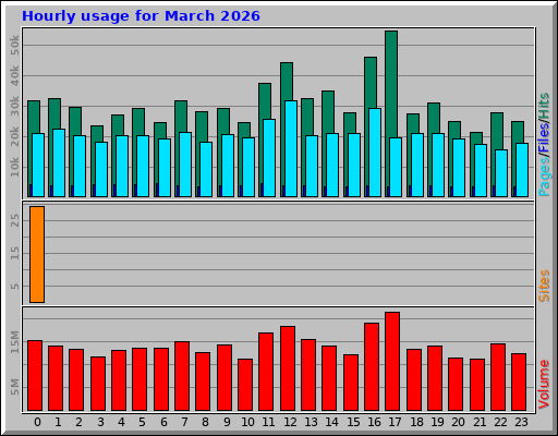 Hourly usage for March 2026 Hourly usage for March 2026